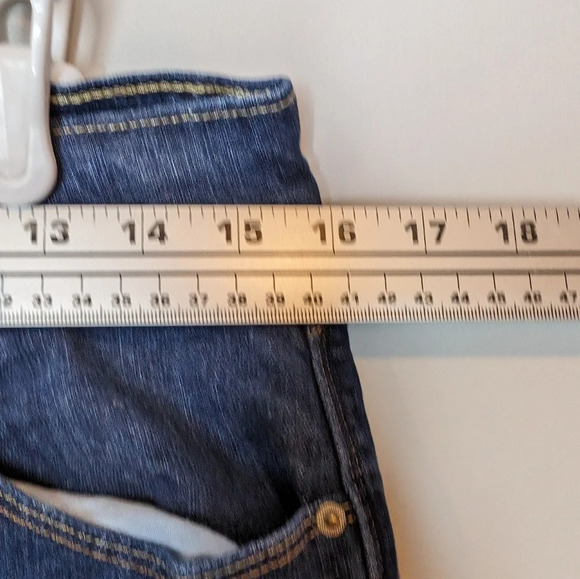 Levi's Women Blue Denim Jeans W30 L 30 Straight Leg - Picture 6 of 8